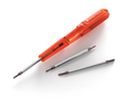 Interchangeable Blade Screwdriver Set, Slim, 4pcs, Phillips / Slotted